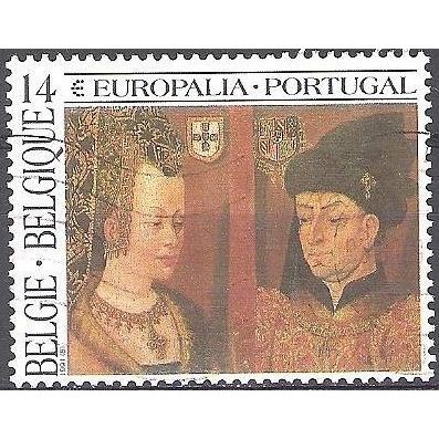 Belgique 1991 Michel 2461 O Cote (2008) 0.30 € Europalia Portugal Cachet rond