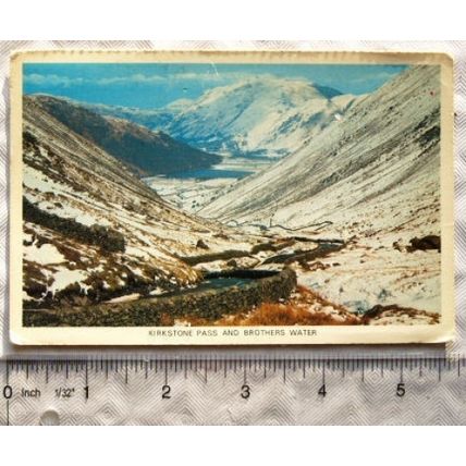 1977 postcard Kirkstone Pass & Brothers Water