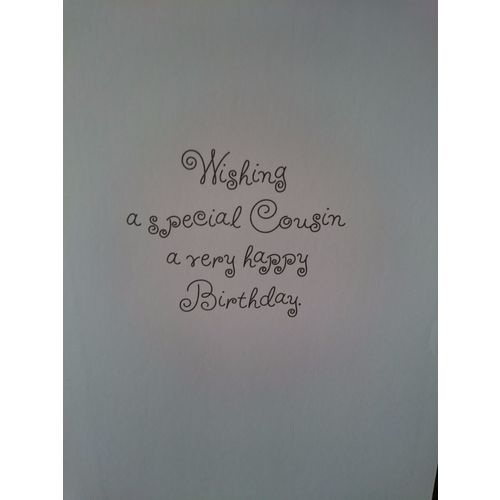 Cousin - Birthday Card - For a Special Cousin