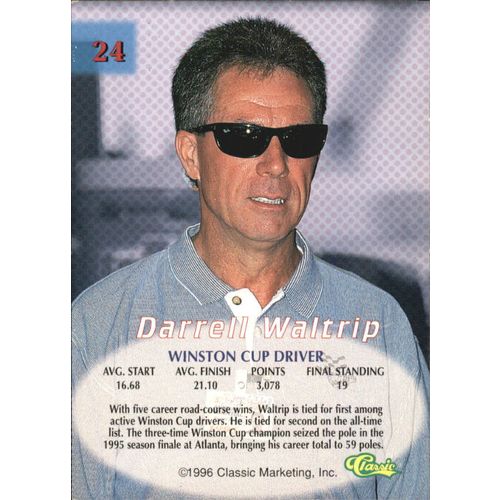 1996 Classic Darrell Waltrip Silver 96