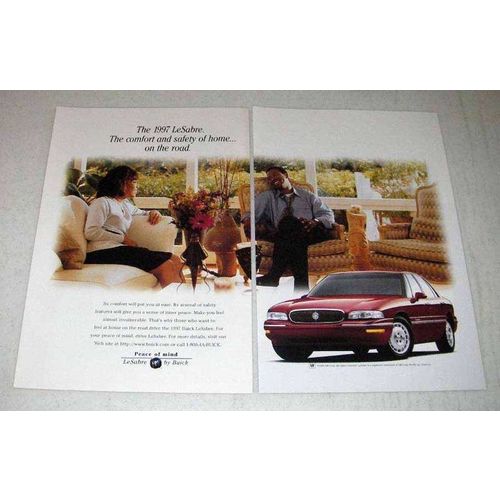 1997 Buick LeSabre Car Ad - Comfort and Safety