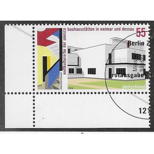 GER 2004 55c 'BAUHAUS DESIGN GROUP '( CORNER MARGIN) FINE USED (EBID53-972)
