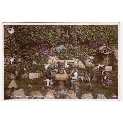 The Gnomes Garden Blackgang Chine Isle of Wight IOW RP Postcard