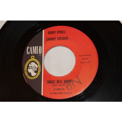 Chubby Checker & Bobby Rydell 45 & Picture Sleeve-JINGLE BELL ROCK/JINGLE BELL I