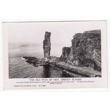 The Old Man of Hoy Orkney Islands Postcard Scotland