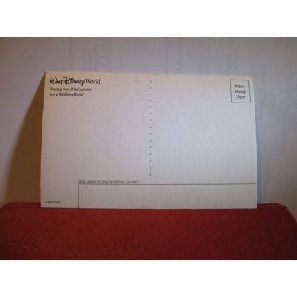 BUZZ LIGHTYEAR & GOOFY, WALT DISNEY WORLD, FLORIDA, US unused postcard #