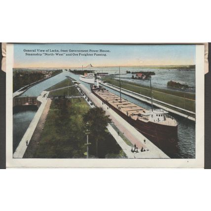 20 Souvenir Views of Sault Ste Marie, Michigan, 1916 - Postcard Views