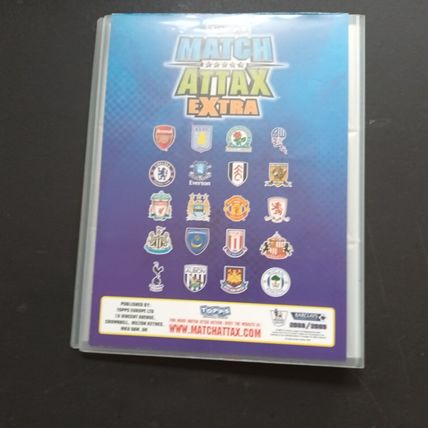 2008/2009 Topps Match Attax Extra 08/09 Empty Collector Binder Album - Folder