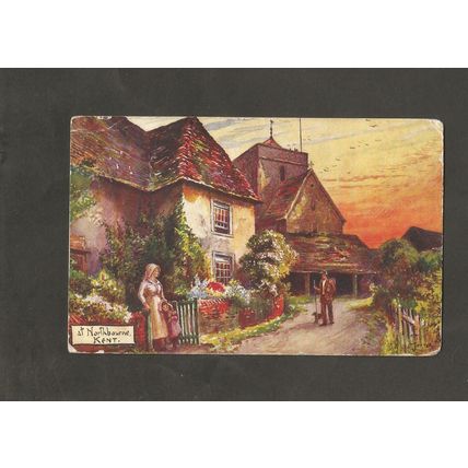 Genealogy Postcard A Mason Brown Farm Hawkedon Bury St Edmunds Suffolk 1905