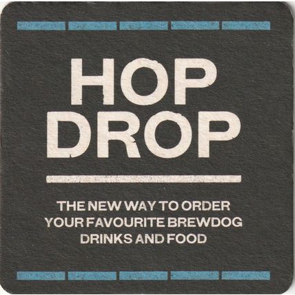 BEER MAT - BREWDOG - HOP DROP - (Cat No 073) - (2019)