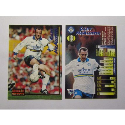88. Gary McAllister - Leeds - Merlin Ultimate P. L 1995/96 Football Card (ef1)