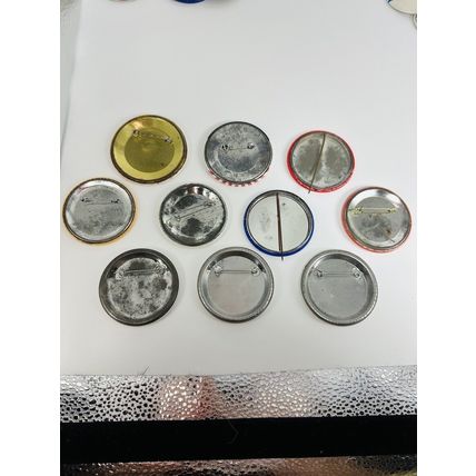 Lot of 10 VTG Misc Political Pins Pinbacks Buttons Pewoski, Zary, Stockwell,USCA