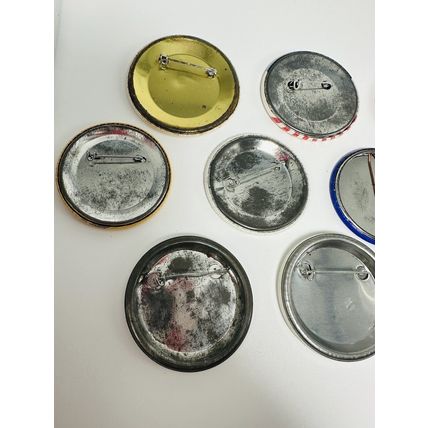 Lot of 10 VTG Misc Political Pins Pinbacks Buttons Pewoski, Zary, Stockwell,USCA
