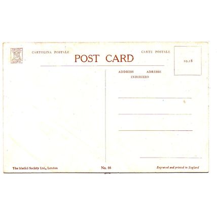 Lady Hamilton - Postally Unused - The Medici Society Ltd Postcard