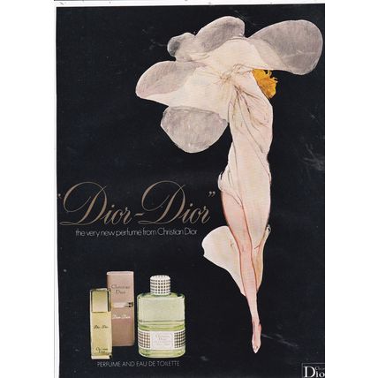 1977 DIOR - DIOR PERFUME MAGAZINE ADVERT BY CHRISTIAN DIOR
