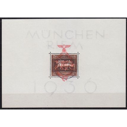 GERMANY REICH [1935] MiNr 0649 Block 10 ( O/used ) [01] Pferde