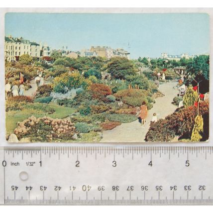 1960 postcard The Rock Gardens, Southsea