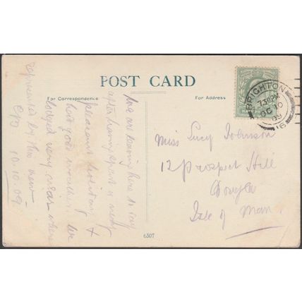 Madeira Motor Road, Brighton, Sussex, 1909 - Postcard