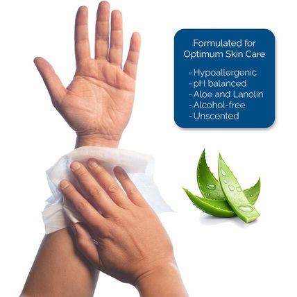 Tenderprotect® Original XL Premium Adult Wipes (600 Ct), Extra-Large 9"X12" Wet