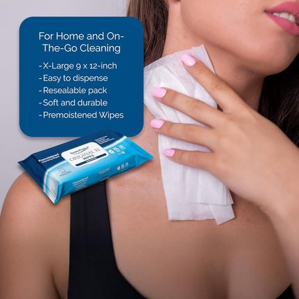 Tenderprotect® Original XL Premium Adult Wipes (600 Ct), Extra-Large 9"X12" Wet