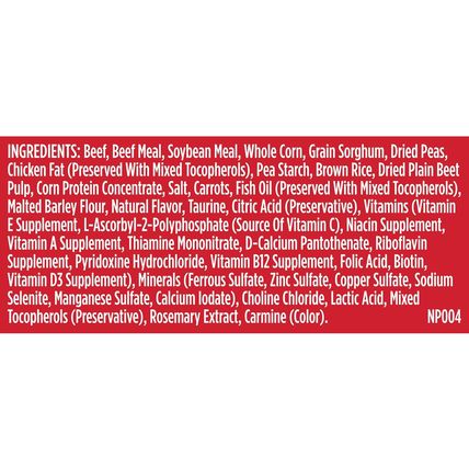 Nutrish Dry Dog Food, Real Beef, Pea & Brown Rice Recipe Whole Health Blend for