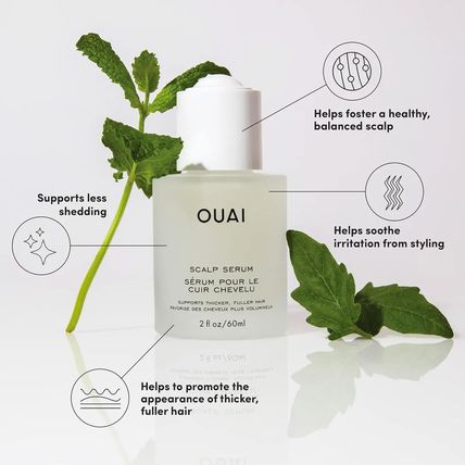 OUAI Scalp Serum - Balancing Hair Serum with Red Clover Extract, Siberian Ginsen