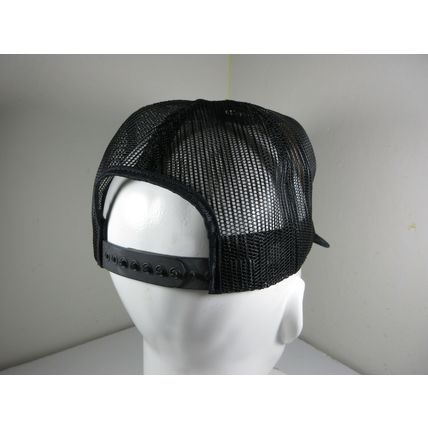 Vintage Patten Snapback Hat Mesh Trucker Cap 60 years 1933-1993 Black