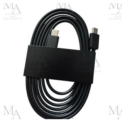 Genuine Original Samsung USB-C to USB-C 3A Super Fast Charging Cable Black 1.8m