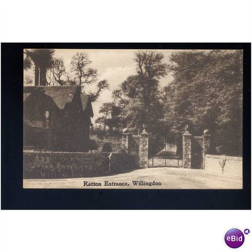 Sussex WILLINGDON Ratton Entrance Postcard