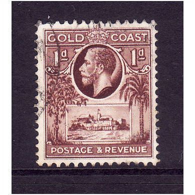 GOLD COAST 1928 SG 104 1d RED BROWN FINE USED