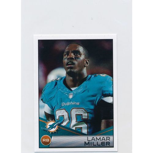 2014 Panini NFL Sticker Collection #26 Lamar Miller Miami Dolphins