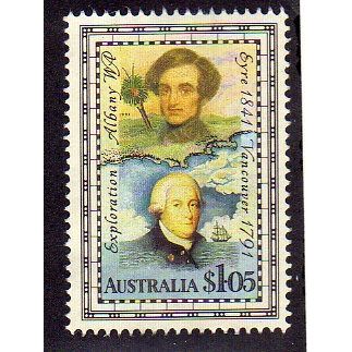 AUS 1991 $1.05 'EXPLORATION OF WESTERN AUSTRALIA' FINE USED (EBID43-924)