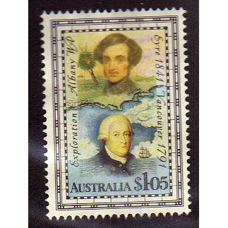 AUS 1991 $1.05 'EXPLORATION OF WESTERN AUSTRALIA' FINE USED (EBID43-926)