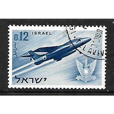 ISRAEL 1962 ANN INDEPENDENCE 12A BLUE VATOUR 11A BOMBER SG 229 FINE USED#2