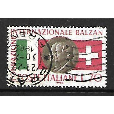 ITALY 1962 INTERNATIONAL BALZAN FOUNDATION 70L BALZEN MEDAL SG1083 FINE USED#2