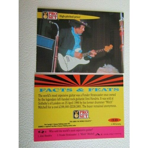 Pro Set 1992 Guinness Book of Records Trade Cards Card Variants (eb2)