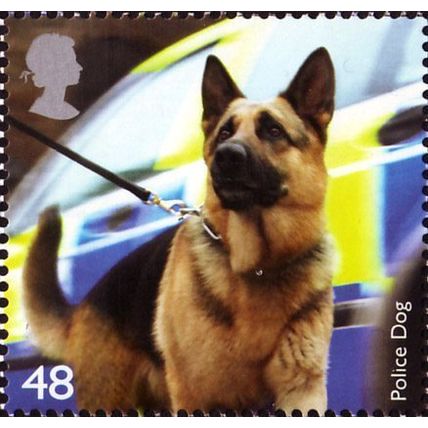 Great Britain 2008 Working Dogs 48p Police Unmounted Mint MNH SG 2808 stamp