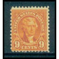 641 9c Thomas Jefferson Barely Clears MNH Q1802