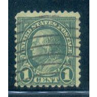 Used 581 1c Benjamin Franklin Average Plus A16295