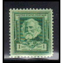 864 1c Henry Longfellow Fine MNH KA2538