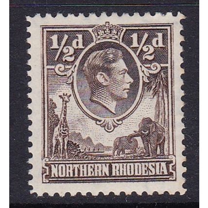 NORTHERN RHODESIA 1938-52 GEORGE VI ½d MINT SG26a