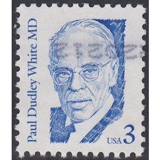 USA, 1986 3c Paul Dudley White, SG 2110 (Scott #2170), used.
