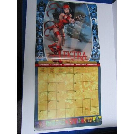 Marvel Comics Super Heroes 2008 Official Year Calendar (e26)
