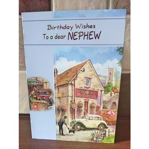 Nephew - Birthday Card -Birthday Wishes To a dear Nephew - 07