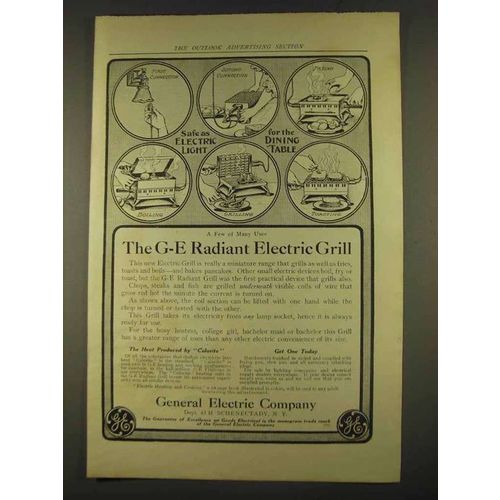 1912 General Electric Radiant Electric Grill Ad