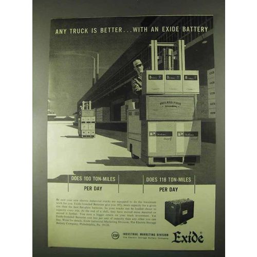 1967 Exide Ironclad Batteries Ad - Any Truck is Better