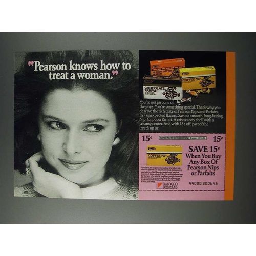 1986 Nabisco Pearson Nips and Parfaits Ad - How to Treat a Woman