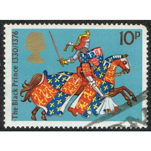 1974 Medieval Warriors 10p Multicoloured SG961 GU