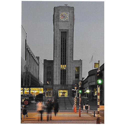 P5484: Georges De Kinder: Brussel, Noordstation/Bruxelles, Gare du Nord.