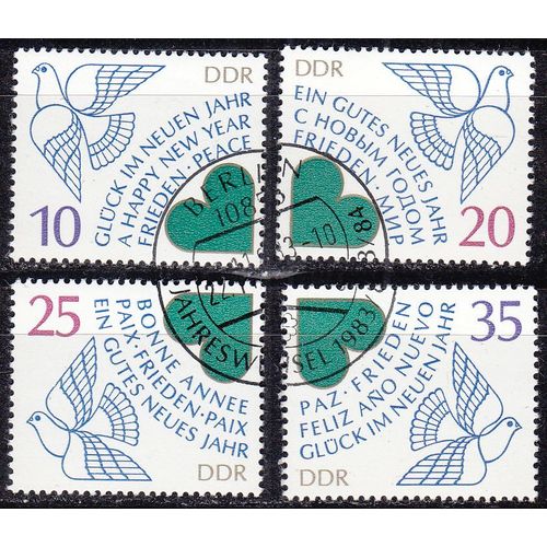 GERMANY DDR [1983] MiNr 2844-47 ( O/used )